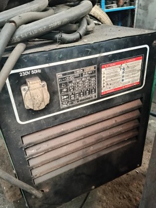 Soldadora Praxair Verde