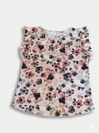 Blusa floral mujer