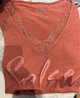 Camiseta Salsa Rosa Talla M