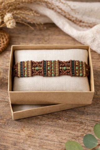 Pulsera Macramé Boho