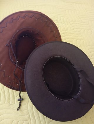 Sombrero Cordobés Mujer Negro con Flor Roja
