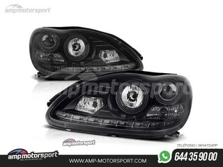 FAROS DELANTEROS LUZ DIURNA LED PARA MERCEDES CLASE S W220