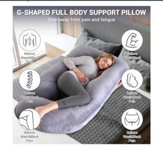 Almohada Embarazo/Lactancia U - Como Nueva