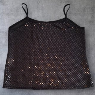 Top lentejuelas negro Made in Korea