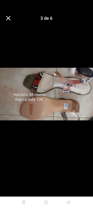 Sandalias Massimo Dutti Talla 38
