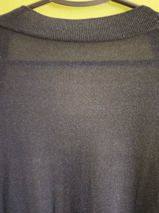 Chaqueta de punto negra