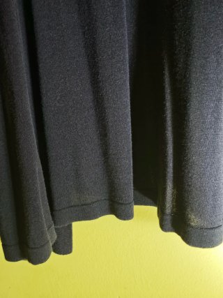 Chaqueta de punto negra