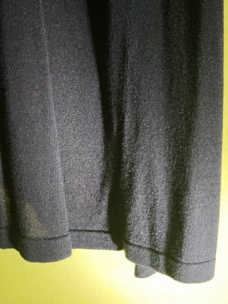 Chaqueta de punto negra