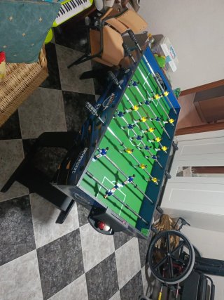 Futbolín multijuego con billar, pingpong, Hockey