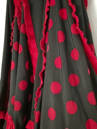 Falda Flamenca Talla 42/44 por 25 euros