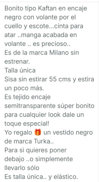 Kaftán de encaje negro + Vestido negro