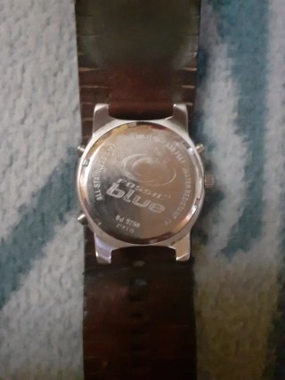 Reloj Fossil Cuero Marrón y Plata