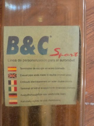 Terminales de escape B&C Sport