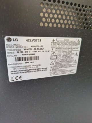 Televisor LG 42 Negro