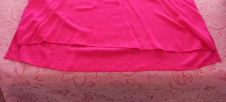 Blusa fucsia con lazada en espalda talla 2XL