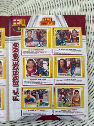 Cromo Stars Panini Jugón Álbum Completo