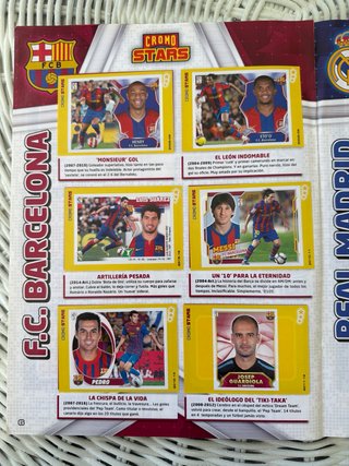 Cromo Stars Panini Jugón Álbum Completo