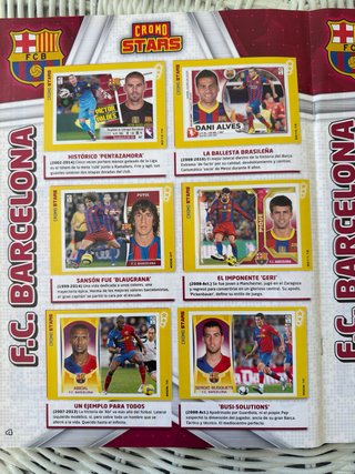 Cromo Stars Panini Jugón Álbum Completo