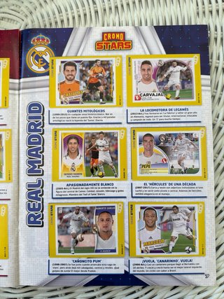 Cromo Stars Panini Jugón Álbum Completo