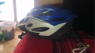 Casco azul talla M