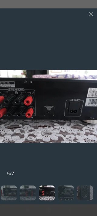 Amplificador Pioneer Negro