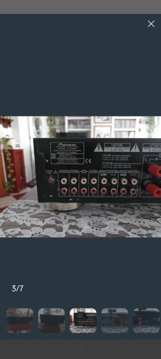 Amplificador Pioneer Negro