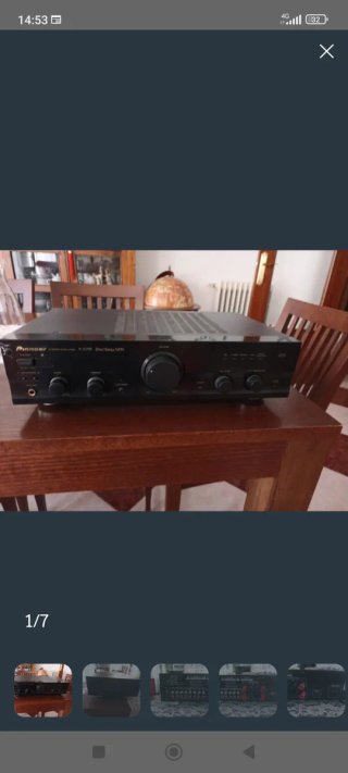 Amplificador Pioneer Negro