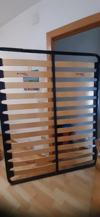 Somier Pikolín 150cm Metal y Madera