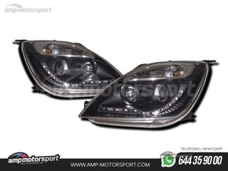 FAROS DELANTEROS LUZ DIURNA LED PARA FORD FIESTA MK5 / MK6