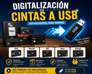 Digitalización de Cintas a USB