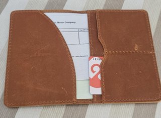 Cartera  documentos con logo Harley Davidson