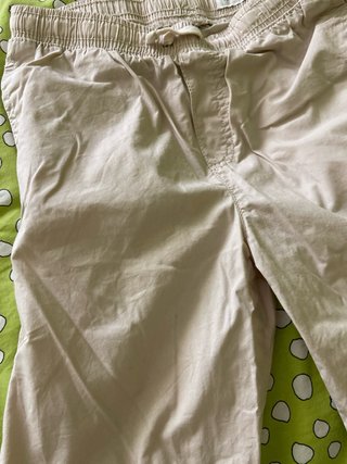 Pantalón corto jogger beige niño 11-12 años