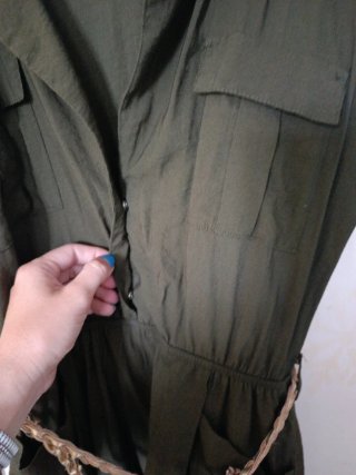 Vestido verde militar AMISU verano