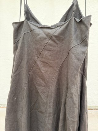 Vestido Mango Negro Largo Talla M