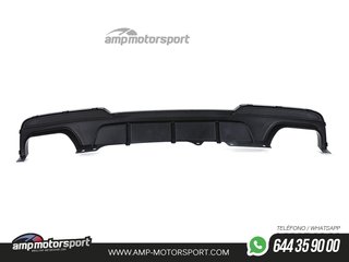 DIFUSOR TRASERO BRILLO BMW SERIE 5 F10/F11 + COLAS 550 NEGRAS