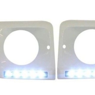 Kit faros delanteros con Luz diurna Cromada para M