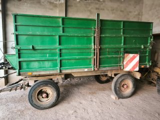 Remolque agrícola verde