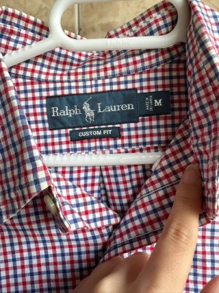 Camisa Ralph Lauren cuadros azul y rojo