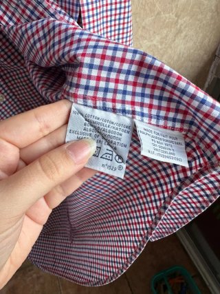 Camisa Ralph Lauren cuadros azul y rojo