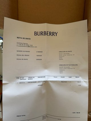 Tarjetera Burberry Beige Multicolor
