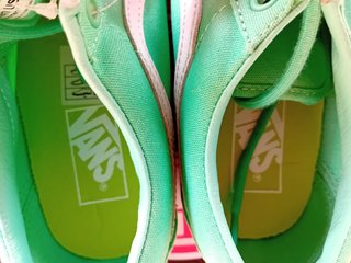 Vans Old Skool Talla 38 Verde/Blanco