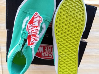 Vans Old Skool Talla 38 Verde/Blanco