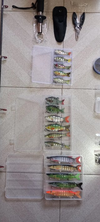 Kit de pesca rio para depredadores