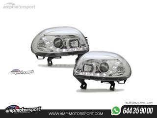 FAROS DELANTEROS LUZ DIURNA LED PARA RENAULT CLIO