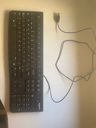 Teclado Logitech USB Negro