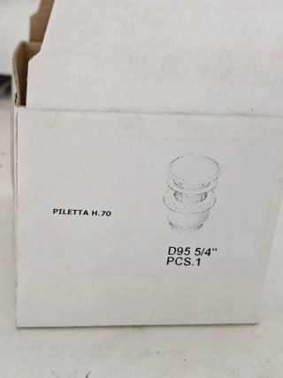 Piletta H.70 D95 5/4 Acciaio Cromato