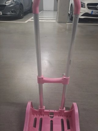 Carro mochila rosa