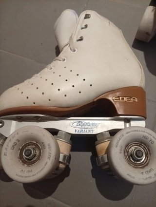 Patines blancos 4 ruedas