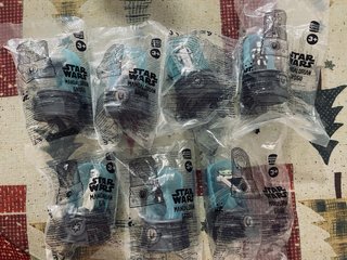 7 Figuras Star Wars Mandalorian Burger King