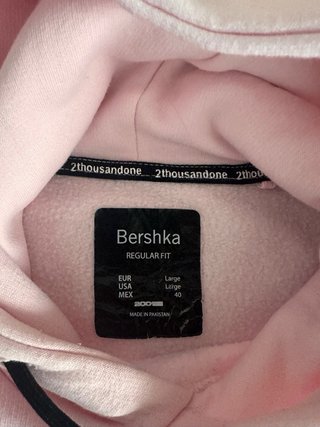 Sudadera rosa con capucha